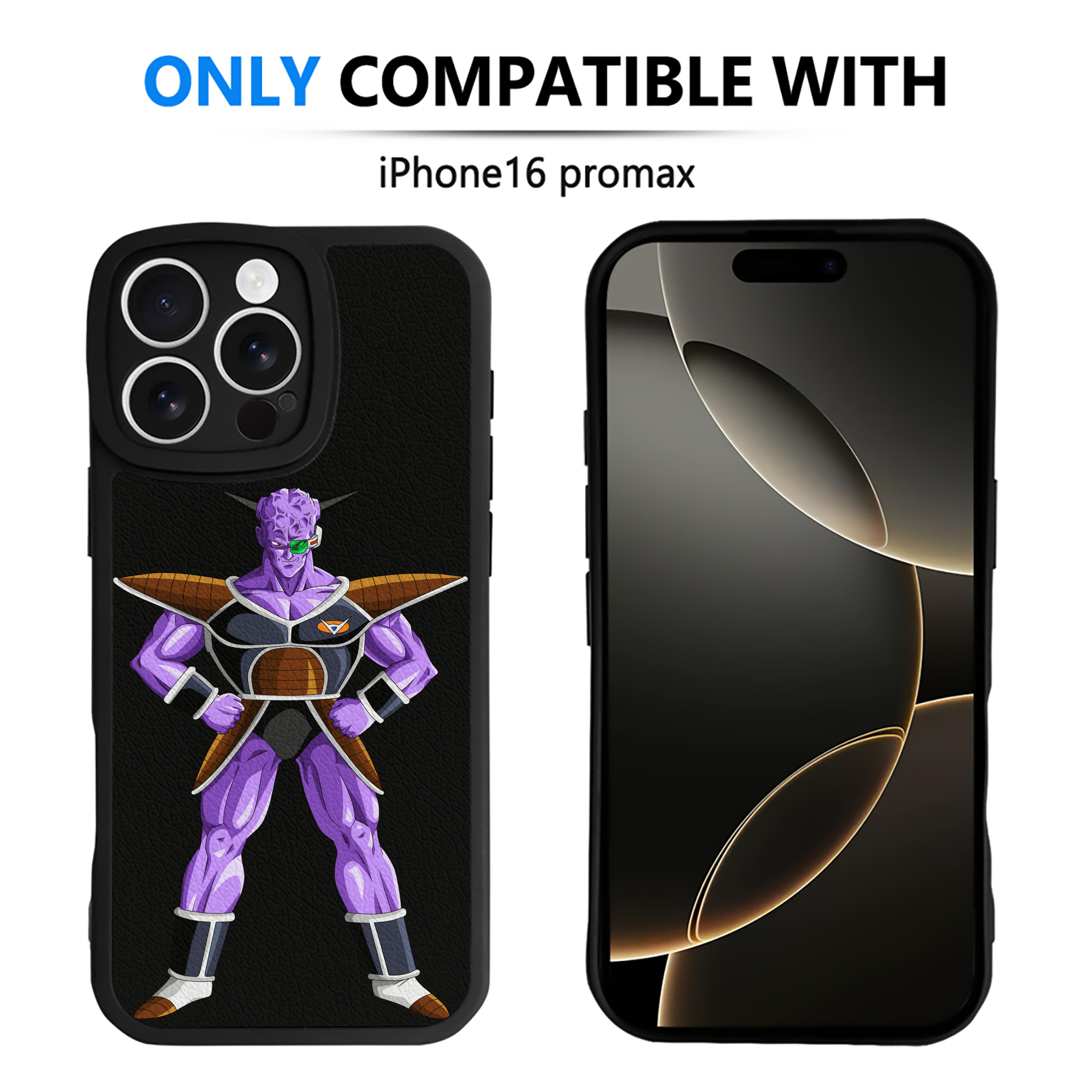 （画像用） ドラゴンボール DRAGON BALL 【iPhone 16シリーズ対応】シリコンスマホケース（レザー調） 材質：シリコン
